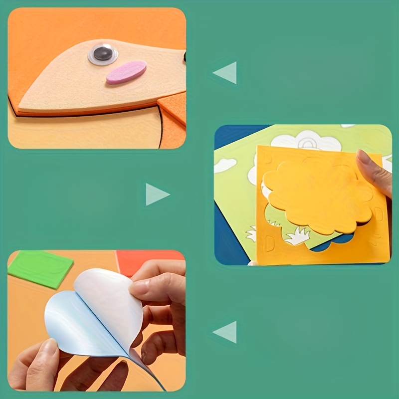 Children's 3D Stickers, 10 Ran - Science Project Diy 评论和价格