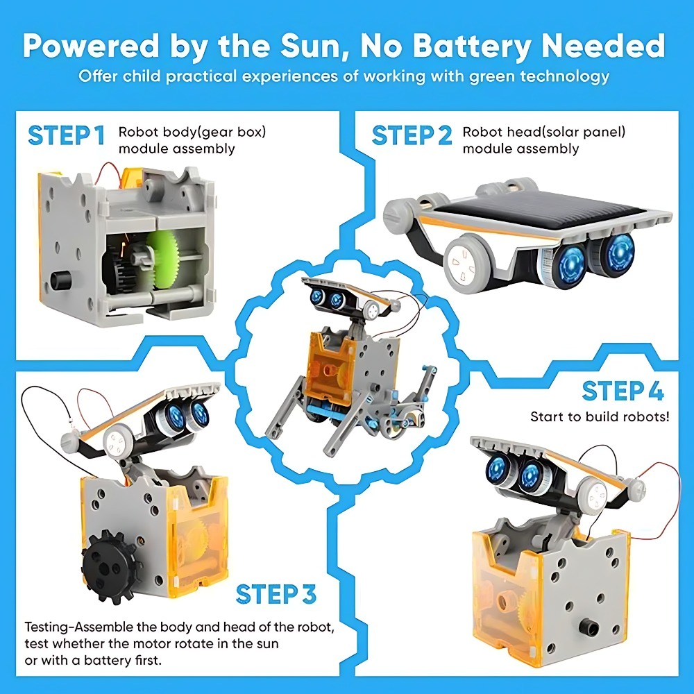 Solar Robot Building Blocks 12 - Science Robot 评论和价格