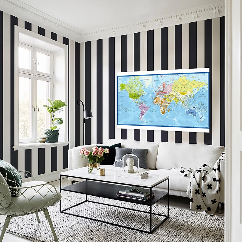 Carte Du Monde World Map Wall  - Star Map Poster 评论和价格