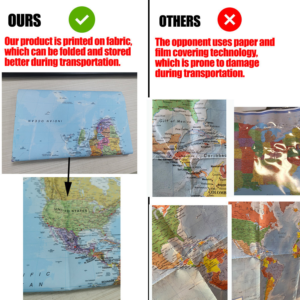 Geography Education Tools,Worl - Star Map Poster 评论和价格